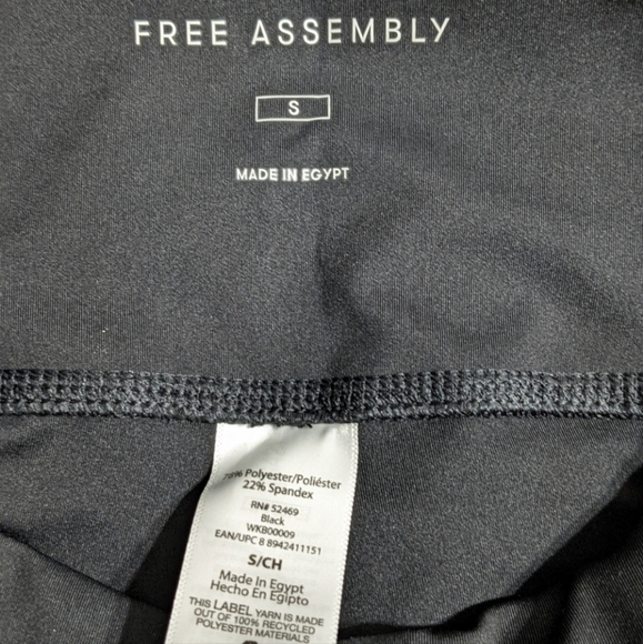 Free Assembly Women's Black Super Soft 7/8 Leggings, Size Small, New With Tag - Picture 9 of 10